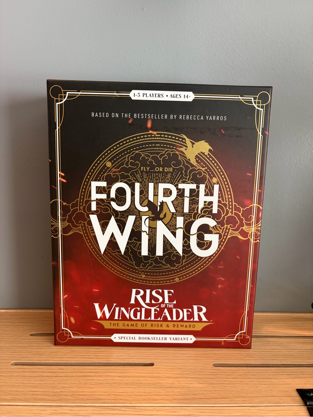 Fourth Wing Rise of the Wingleader Board Game - Special Bookseller Variant